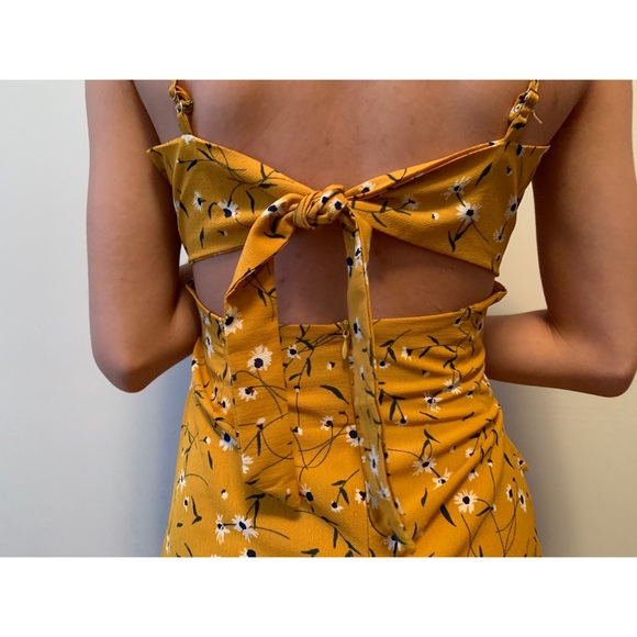 Yellow summer dress - Picture 3 of 3